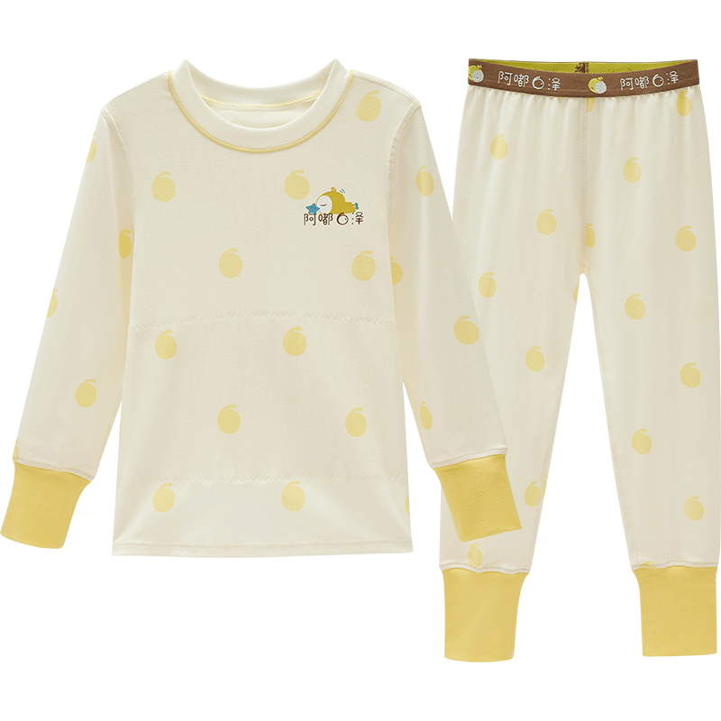 Q21儿童排汗印花内衣套装家居服