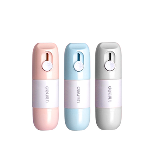 得力一体式热敏纸涂改液消除快递单信息保护隐私防泄密自带开箱刀