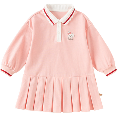 戴维贝拉女童连衣裙裙子学院风