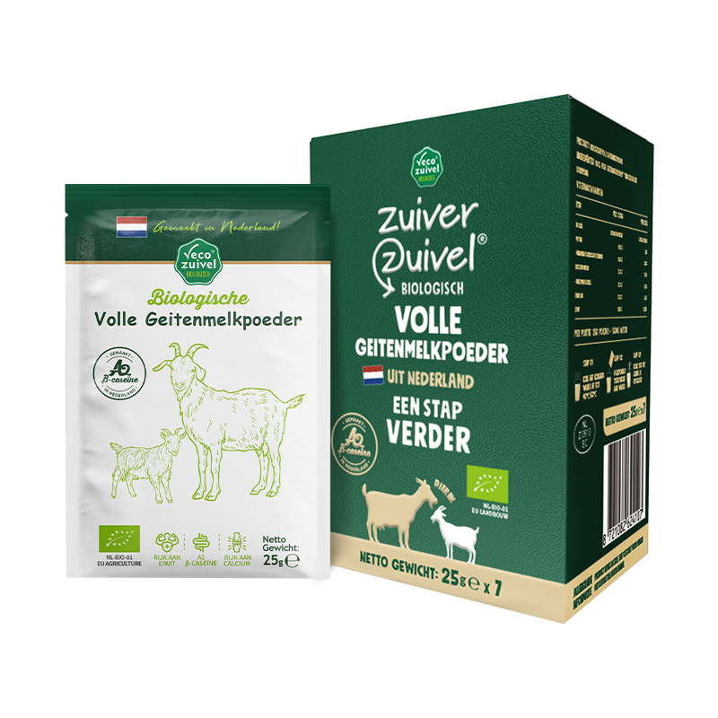 乐荷荷兰原装进口有机羊奶粉中老年全脂高钙25g*7