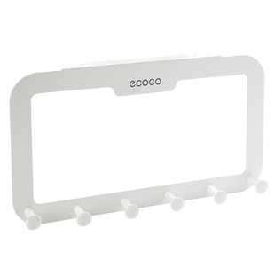 意可可门后挂钩免打孔宿舍无痕墙壁置物架卧室门上衣帽收纳挂架