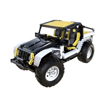 89元包邮 双鹰 咔搭 开拓者 编程积木遥控车 542颗粒