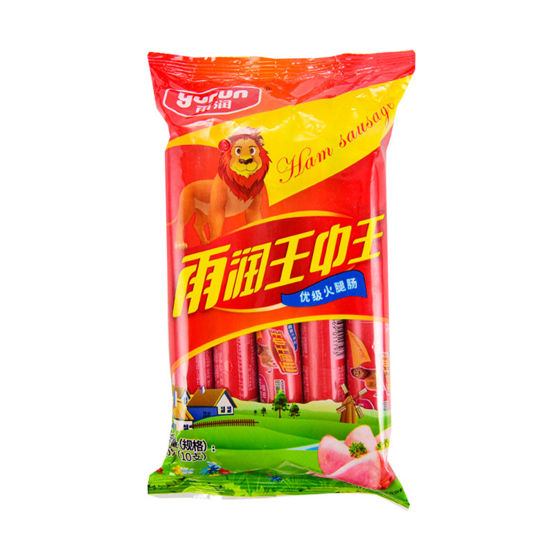 雨润王中王优级火腿肠600g/袋泡面美味营养即食肉香浓郁