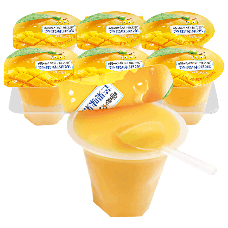 樱桃小丸子芒果味果冻新西兰奶源