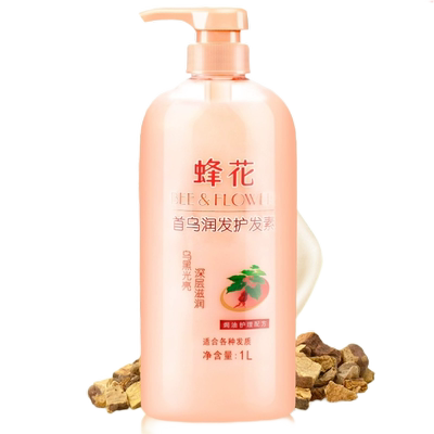 蜂花含首乌精华柔顺顺滑护发素