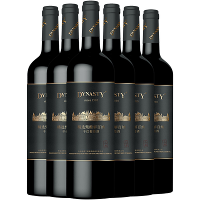 王朝精选甄酿解百纳高原干红整箱