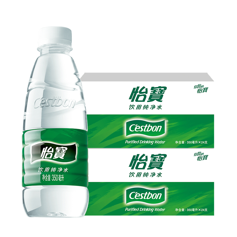 怡宝纯净水350ml*48瓶整箱装