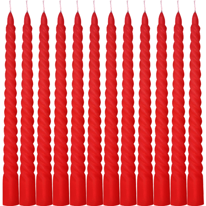 新新精艺应急照明家用婚礼蜡烛12根喜庆烛光晚餐灯光蜡烛