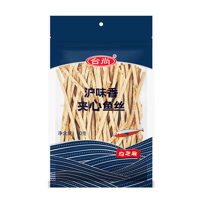 台尚沪味香夹心鱼丝(白芝麻味)