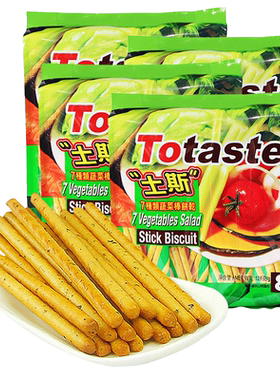 土斯Totaste棒形饼干128g×4袋