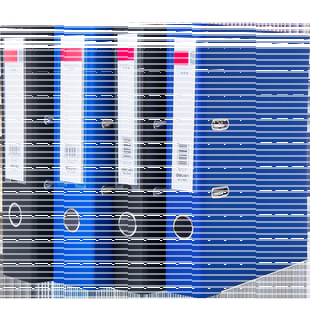 得力快劳夹文件夹加厚资料册办公用收纳立式会计凭证整理盒