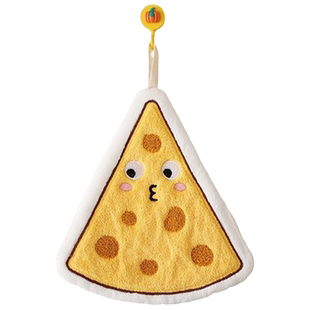 可爱擦手巾1个可悬挂不易掉毛小方巾珊瑚绒毛巾厨房擦手抹布手帕