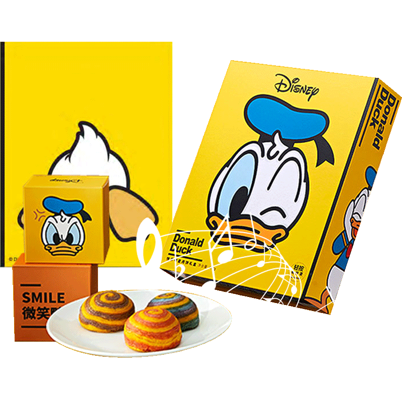 迪士尼音乐盒月饼礼盒80g*6只