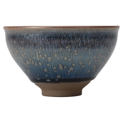 万仟堂蓝油滴薄胎建盏