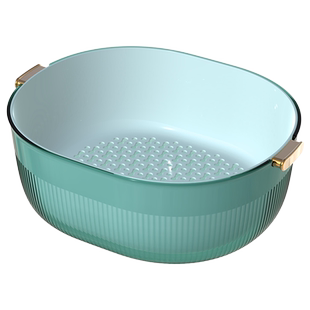 onlycook 家用洗菜盆沥水盆厨房沥水篮洗菜篮滤水篮漏盆塑料盆子