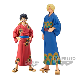 万代 眼镜厂 DXF KOA Grandista 海贼王 路飞索隆香克斯 景品