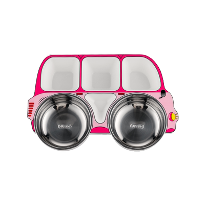 onlycook食品级抗菌餐具儿童餐盘