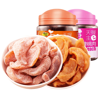 天喔桃肉组合口味蜜饯115g+110g