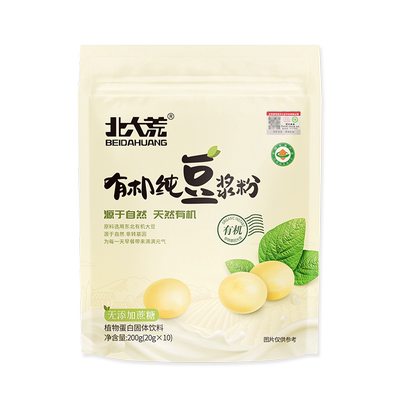北大荒有机纯豆浆粉高膳食纤维