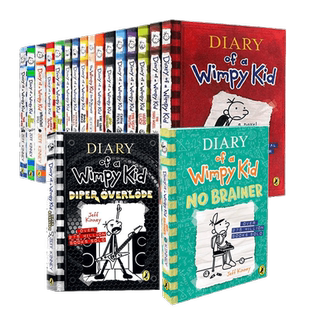 小屁孩日记英文原版 Diary Of A Wimpy Kid 中小学生课外读物漫画
