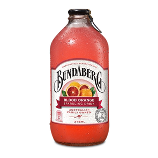 Bundaberg宾得宝澳洲进口血橙味风味汽水375ml*1果汁气泡水饮料
