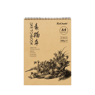 touch mark素描本线圈速写本A4加厚马克笔绘画8k学生儿童画纸