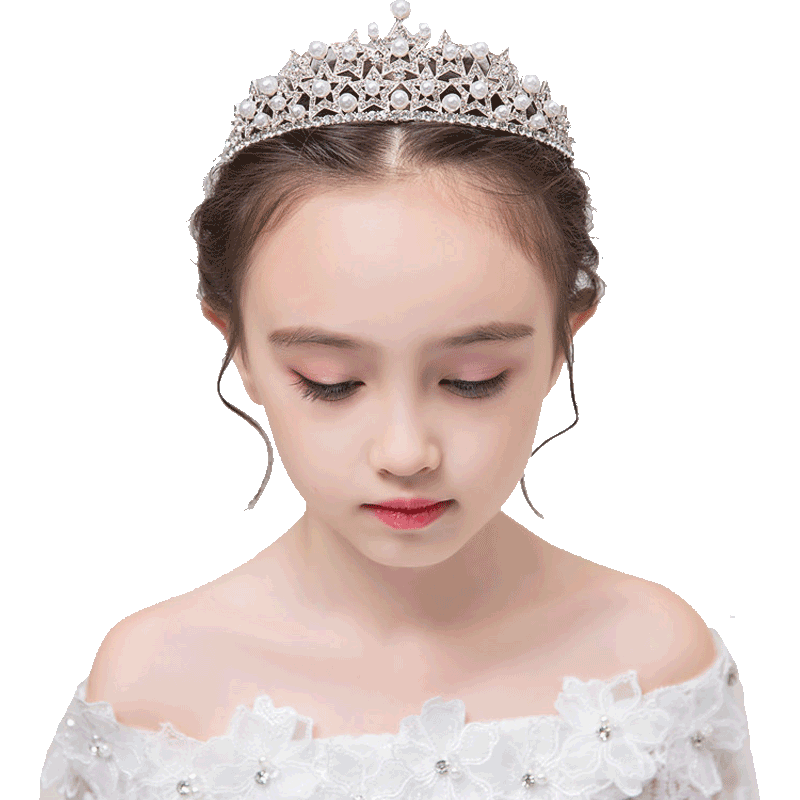 儿童皇冠头饰公主拉夏莉亚
