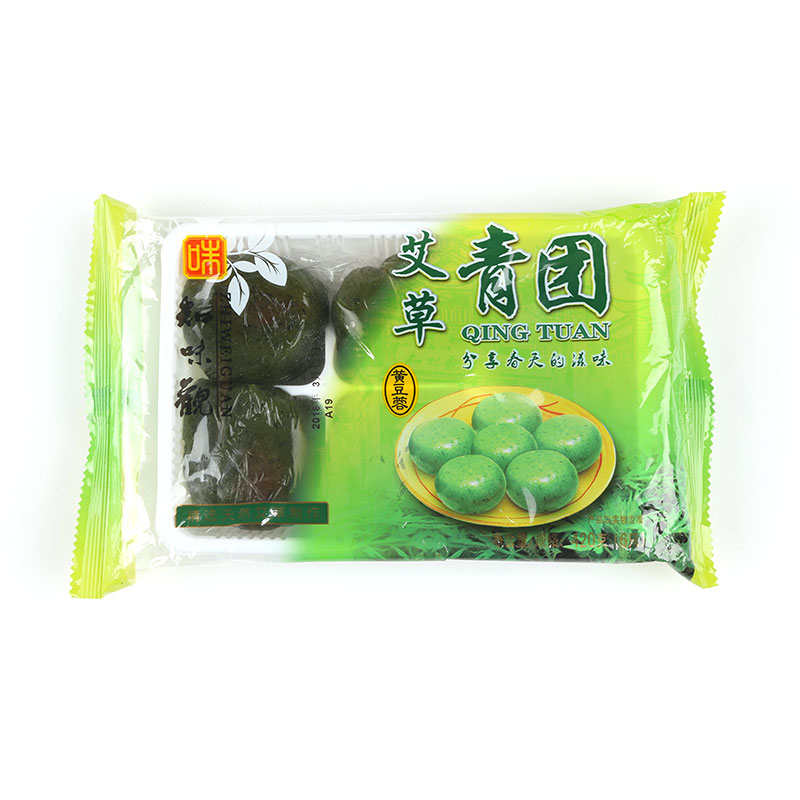 知味观黄豆蓉艾草青团春天的仪式图片