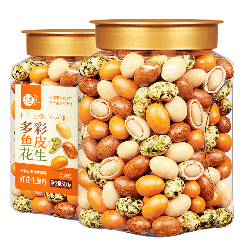 每果时光多味鱼皮花生米