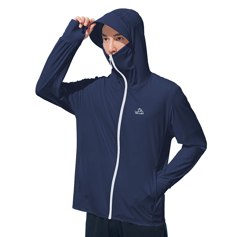 伯希和防晒衣男士户外骑行冰丝防晒服透气皮肤衣登山钓鱼外套