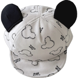 拉夏莉亚宝宝棒球帽儿童帽子可爱鸭舌帽婴幼儿婴儿1-2-3岁春秋秋