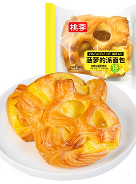 桃李菠萝果酱夹心面包