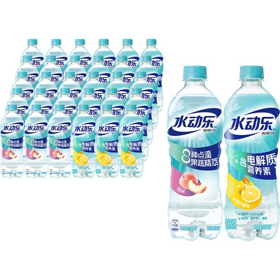 水动乐柠檬味蜜桃味600ml×30瓶