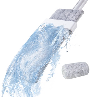 妙洁免手洗平板拖把一拖净懒人拖地神器家用大号拖布干湿两用