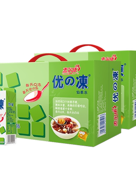惠尔康即食仙草冻果冻248g×32盒