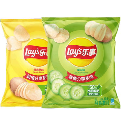 乐事经典原切薯片组合装