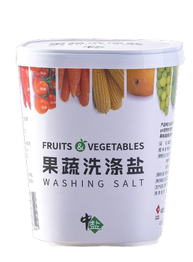 中盐果蔬洗涤盐温和洁净600g