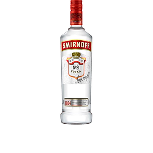 【进口】斯米诺红牌伏特加洋酒700ml鸡尾酒基酒调酒mojito莫吉托