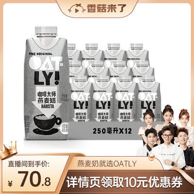 植物蛋白饮料燕麦奶OATLY