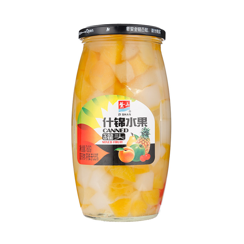 Purple Mountain Assorted fruit can 760g/ energy Delicious precooked and ready to be eatenin the Aquatic meat/Fresh fruits and vegetables/Cooked , Fruit Products , Canned fruit  category - from Buy2taobao.com to provide professional Taobao agent buy service
