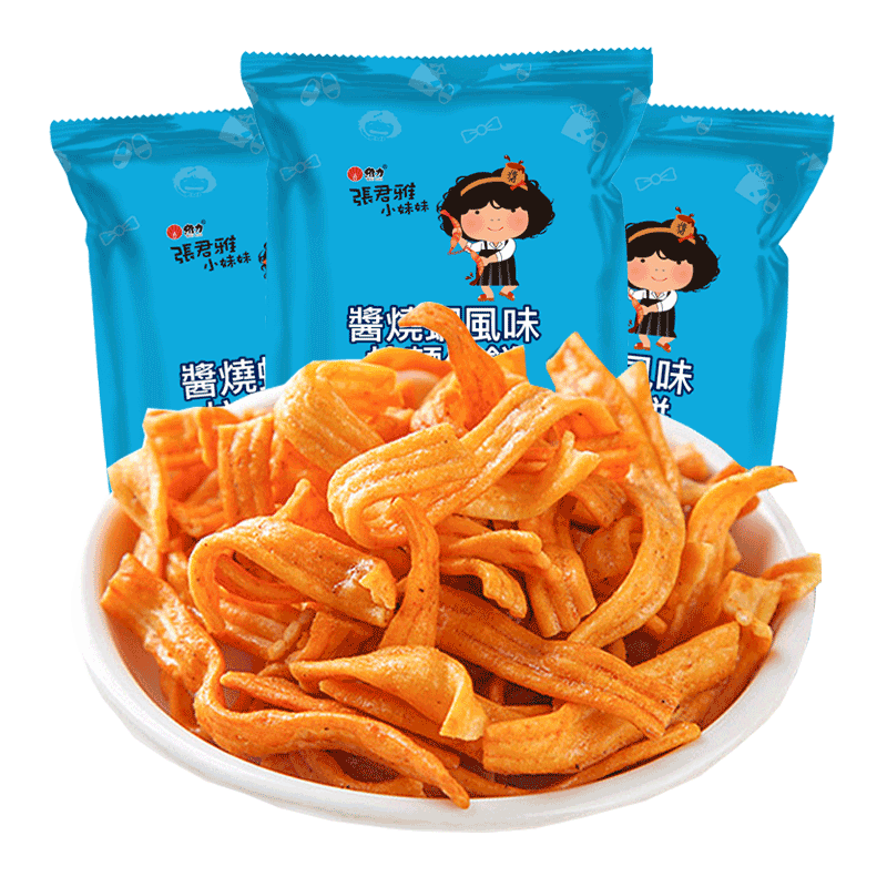 张君雅小妹妹休闲零食65g×3袋