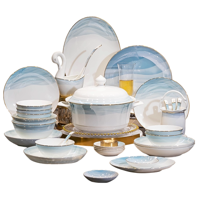 康陌碗碟轻奢2024新款套装