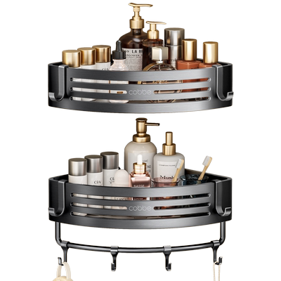 卡贝免打孔淋浴房洗手间三角置物架