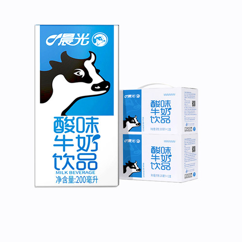 晨光酸味牛奶乳饮品200ml×24盒