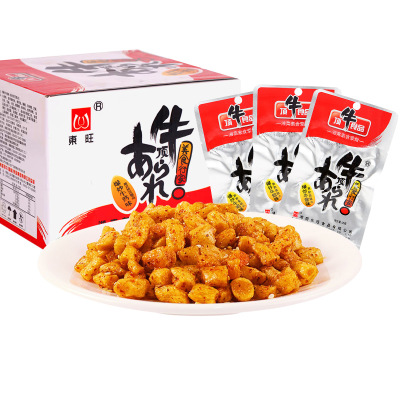 东旺顶牛小吃麻辣儿时素牛筋零食
