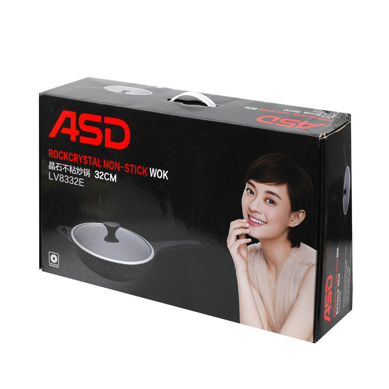 爱仕达32cm不粘炒锅