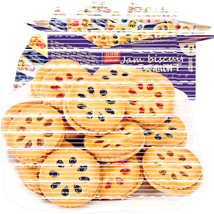 比比赞果酱夹心饼干整箱批发网红爆款解馋小吃网红休闲小零食