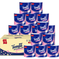 Tempo/得宝卷纸樱花味160g*16卷整箱