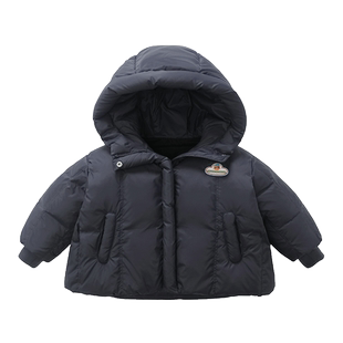 齐齐熊男童羽绒服冬季儿童冬装白鹅绒面包服宝宝保暖外套冬三防