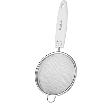 广意304钢漏勺细网面粉筛